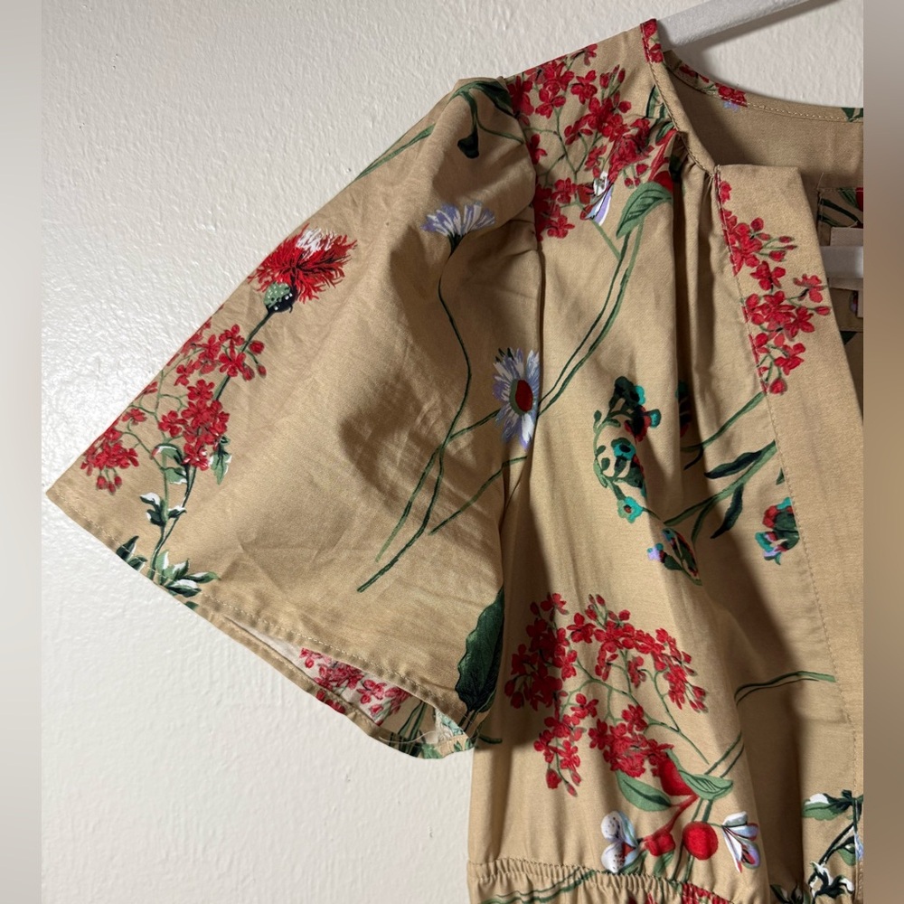 NWT 🌟 Anthropologie Somerset Khaki Maxi Dress - Picture 8 of 14